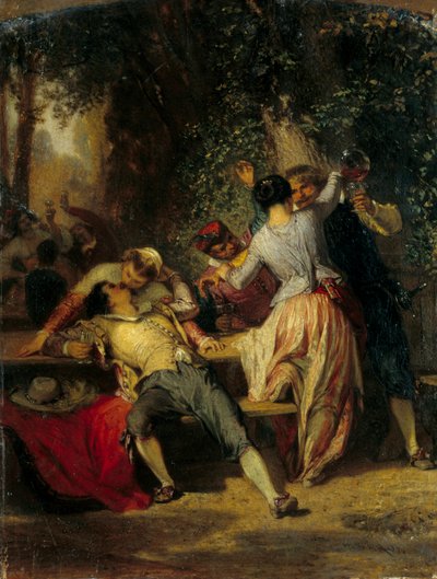 Cabaret Scene by Henri Baron