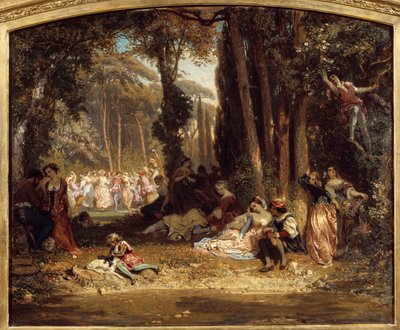 Spring Feast in Tuscany by Henri Baron