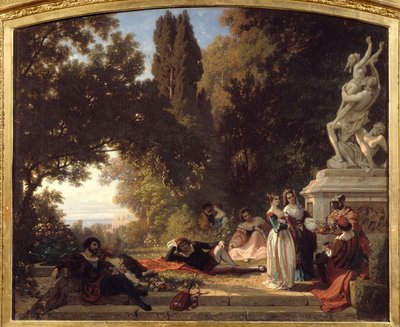 Summer Evening in Italy by Henri Baron