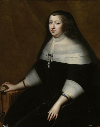 Portrait of Anne of Austria by Henri Beaubrun