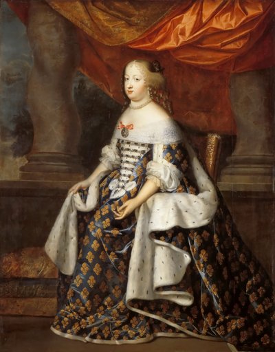 Portrait of Maria Theresa of Spain as Queen of France by Henri Beaubrun
