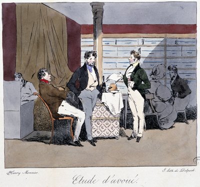 Study of a Lawyer - in 