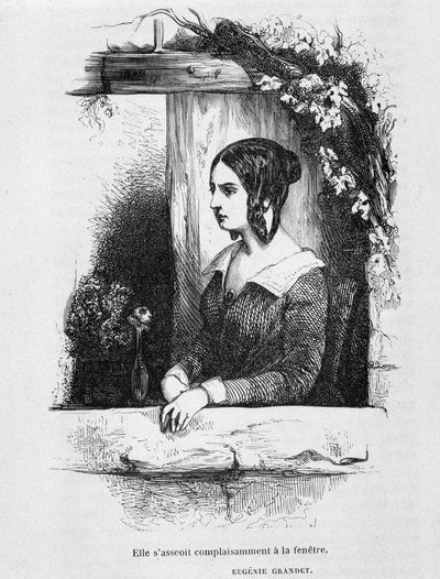 Eugénie Grandet at her window - in 