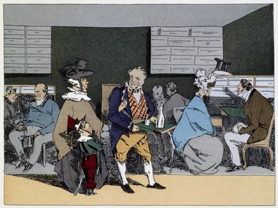 One Hour: Visits, Lunch Tasting, Dinner Invitations - in Administrative Mores by Henri Monnier by Henri Bonaventure Monnier