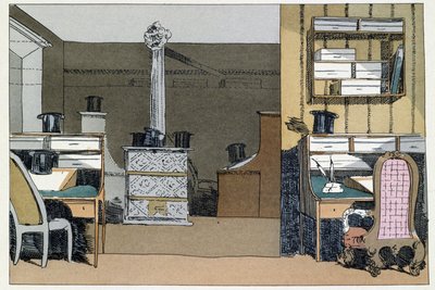 Two Hours: Walks in the Interior of the Ministry, Hats Replace the Absent - in 