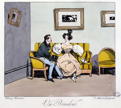 Un boudoir - in "Jadis et aujourd