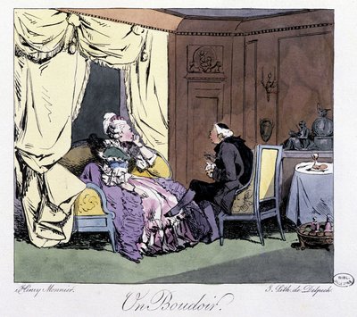 A Boudoir in the 18th Century - in “Jadis et aujourd