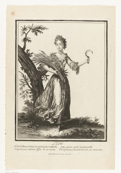 Summer (Personifications of the Four Seasons) by Henri Bonnart (possibly)