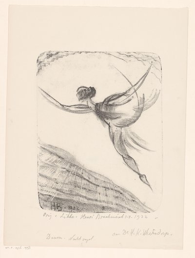 Dancing. Night Bird by Henri Braakensiek (signed by artist)