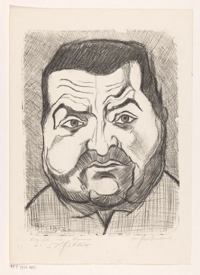 Portrait of an Unknown Man by Henri Braakensiek (signed by artist)