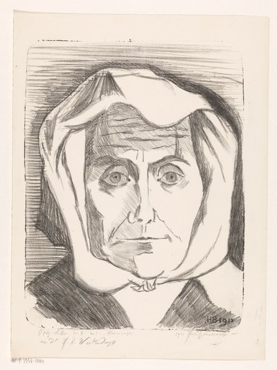 Portrait of an Unknown Woman by Henri Braakensiek (signed by artist)