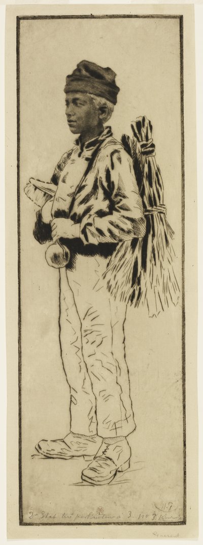The Chimney Sweep, c.1890 by Henri Charles Guérard