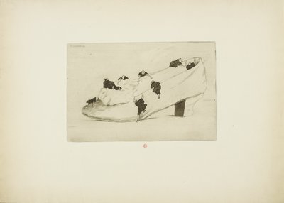 The Assault of the Shoe by Henri Charles Guérard