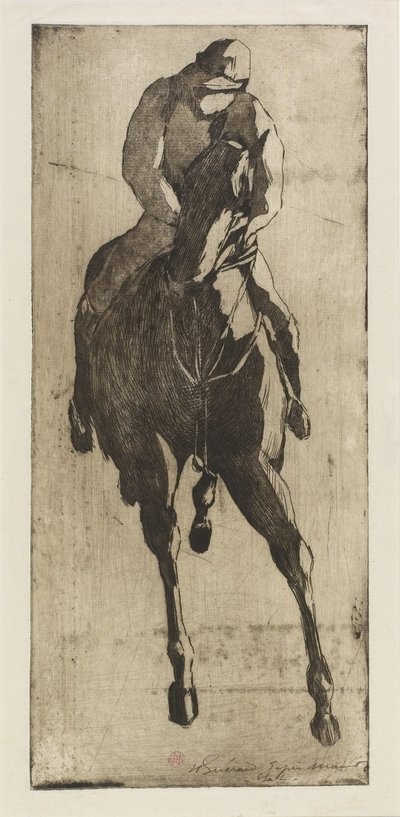 The Racehorse, c.1888 by Henri Charles Guérard