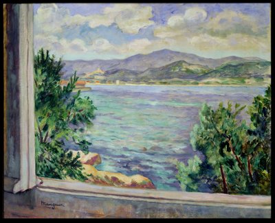 The Gulf of St. Tropez from the Oustalet by Henri Charles Manguin