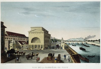 Barrière de Passy - in “Vue de Paris en 1810: les barriers de Paris” by Courvoisier by Henri Courvoisier Voisin