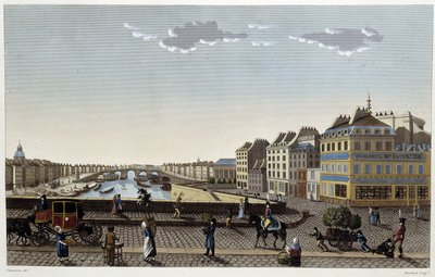 Paris, the Pont Notre-Dame - in “Vues de Paris” by Courvoisier by Henri Courvoisier Voisin