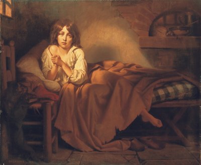 Dauphin Louis XVII in the Temple Prison by Henri Decaisne