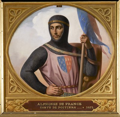 Prince Alphonse of Poitiers, Count of Toulouse by Henri Decaisne