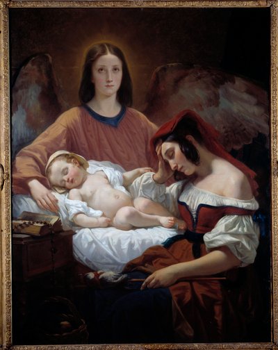 The Guardian Angel by Henri Decaisne