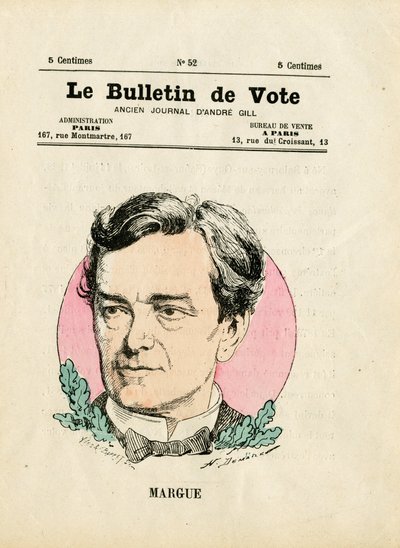Ballot 2nd series, Satirical in Colours: Margue Leon - Illustration by Henri Demare (1846-1888) by Henri Demare