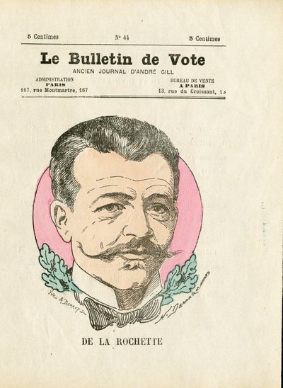Ballot 2nd Series, Satirical in Colours: De la Rochette by Henri Demare