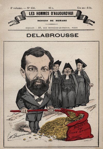 Cartoon of Lucien Delabrousse from 