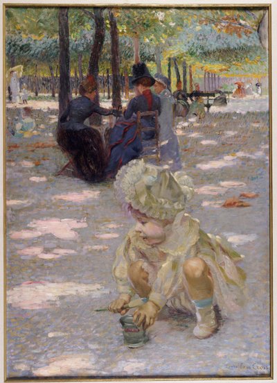 An August afternoon at the Luxembourg by Henri Edmond Cross