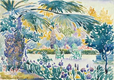 Garden of the Painter at Saint Clair by Henri Edmond Cross