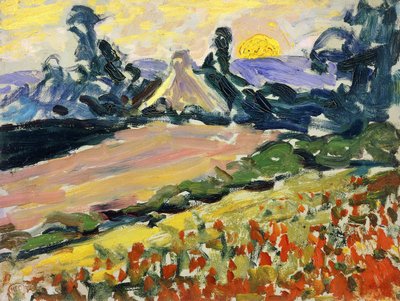 Landscape at Sunset by Henri Edmond Cross