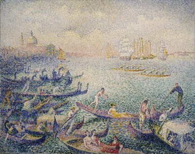 Regatta in Venice by Henri-Edmond Cross