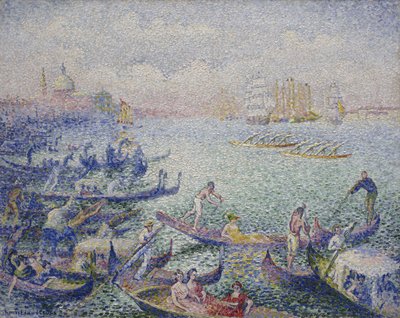 Regatta in Venice by Henri Edmond Cross
