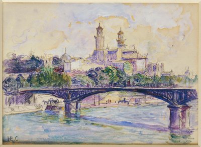 The Seine in Front of the Trocadero by Henri Edmond Cross
