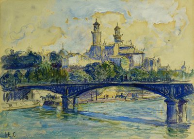 The Seine in front of the Trocadero by Henri Edmond Cross
