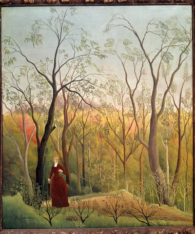 A Walk in the Woods by Henri Emilien Rousseau