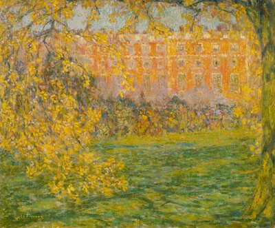 Autumn, Hampton Court by Henri Eugene Augustin Le Sidaner
