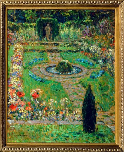 Hampton Court by Henri Eugene Augustin Le Sidaner