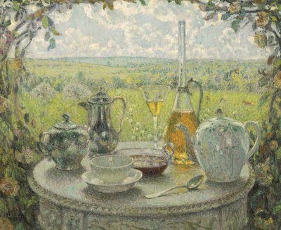 Postimpressionism: Table, Spring by Henri Eugene Augustin Le Sidaner