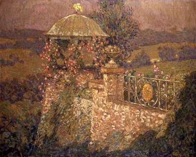 The Corner Pavilion, c.1910 by Henri Eugene Augustin Le Sidaner
