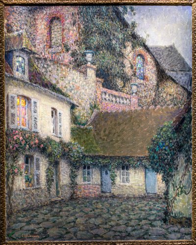 The Evening House by Henri Eugene Augustin Le Sidaner