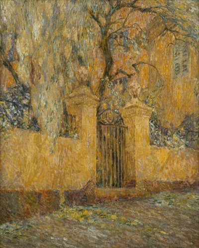 The Gate by Henri Eugene Augustin Le Sidaner