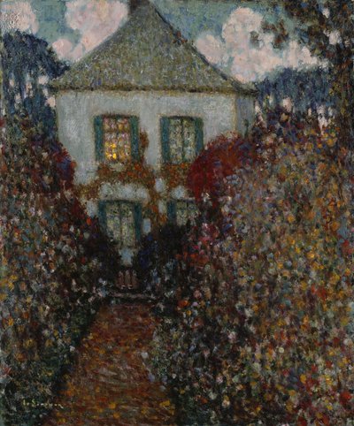 The House of Jean-Jacques Rousseau, Chambray by Henri Eugene Augustin Le Sidaner