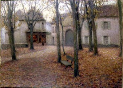The Village in Autumn by Henri Eugene Augustin Le Sidaner