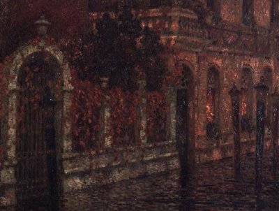 Venice Canal by Henri Eugene Augustin Le Sidaner