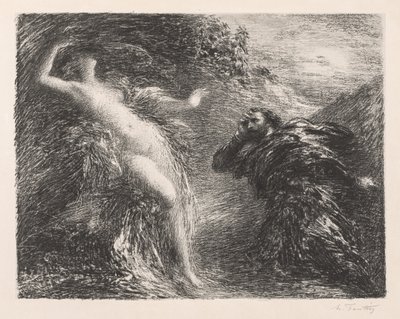 Manfred and Astarté by Henri Fantin-Latour