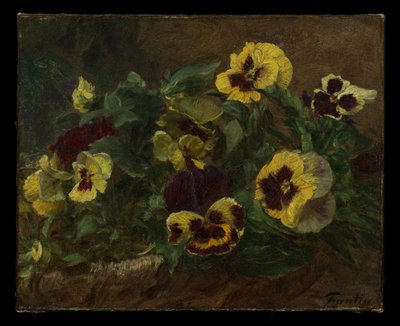 Pansies by Henri Fantin-Latour