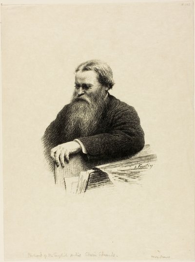 Portrait of the Artist Edwin Edwards by Henri Fantin-Latour