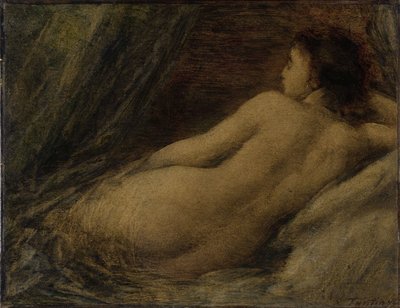 Reclining Nude by Henri Fantin-Latour