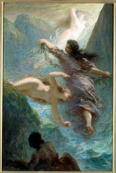 The Girls of the Rhine by Ignace Henri Jean Fantin Latour