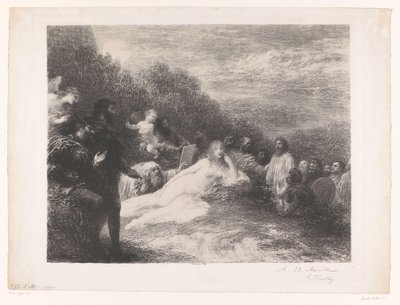Faust and Mephisto See Helen of Troy by Ignace Henri Jean Fantin Latour